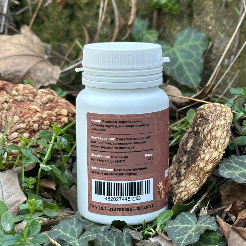 Королевский мухомор, "Лесовик", 120 таблеток по 0,4 г