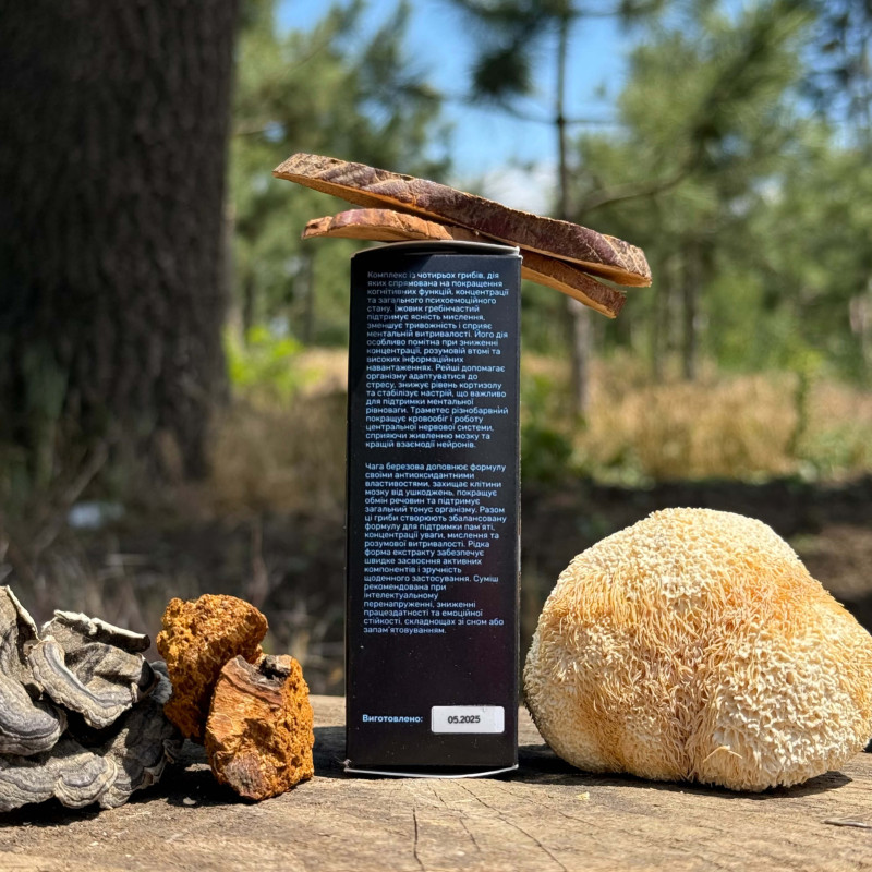 Комплекс рідких екстрактів MIND для розумової активності, "Лісовик", 30 мл