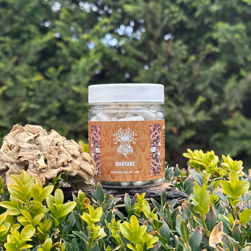 Гриб Майтаке, "Лісовик", 120 капсул по 0.4 г