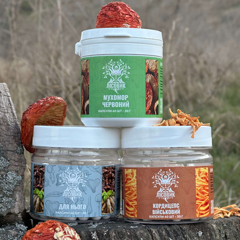 Курс MAN: Для чоловічої сили та здоров’я (1 місяць), "Лісовик", 180 капсул