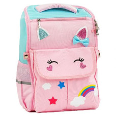 Рюкзак каркасный "Единорог", розовый