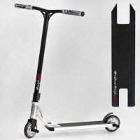 Самокат трюковий "Best Scooter" (HIC-система, ПЕГИ, алюмінієвий диск та дека, колеса PU, d=120 мм, ширина керма 58 см)