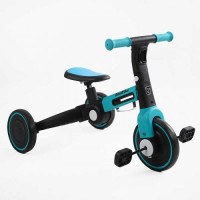 Велосипед 3-х колісний BS-77552 Best Trike (1) колеса EVA переднє 8’’, заднє 6’’, нейлонова рама, трансформується у велобіг, підсвічування, в коробці