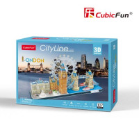 ТРЕХМЕРНАЯ ГОЛОВОЛОМКА-КОНСТРУКТОР CITY LINE LONDON