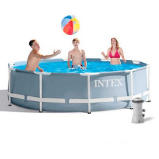 Intex Бассейн каркасный от 6 лет, насос и фильтр в комплекте, 4485л, 305х76 см, в коробке