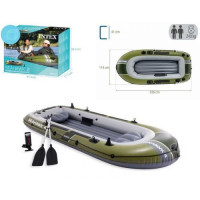 Intex Лодка SEAHAWK 2, 236x114x41см, 2-х местная