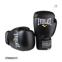 Боксерські рукавички Everlast 12 унцій (12 oz) чорні