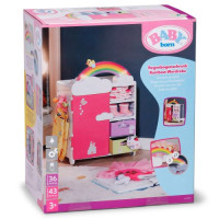 Игровой набор Baby Born – Гардероб с радугой и уточкой (свет, звук)