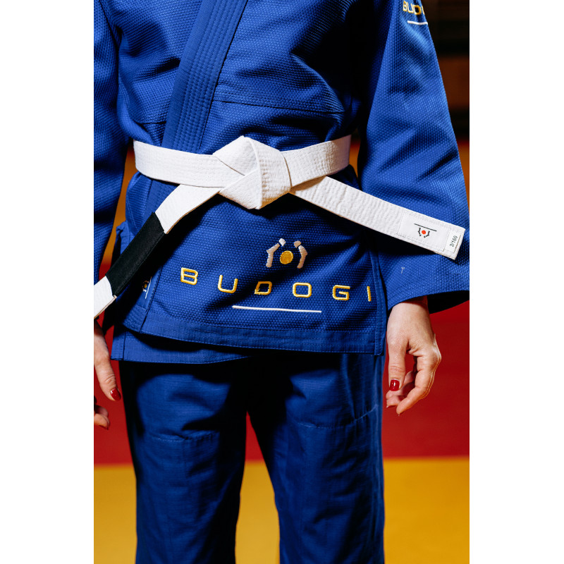 Синє кімоно для дівчат/жінок, грепплінг, TM BUDOGI, зріст 180 см, щільність 450 гр/м.кв.