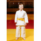 Белое детское кимоно для мальчиков, дзюдо, TM BUDOGI серия BEGINNER, рост 110 см, плотность 350 гр/м.кв.