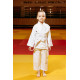 Біле дитяче кімоно для дівчаток, дзюдо, TM BUDOGI серія BEGINNER, зріст 140 см, щільність 350 гр/м.кв.