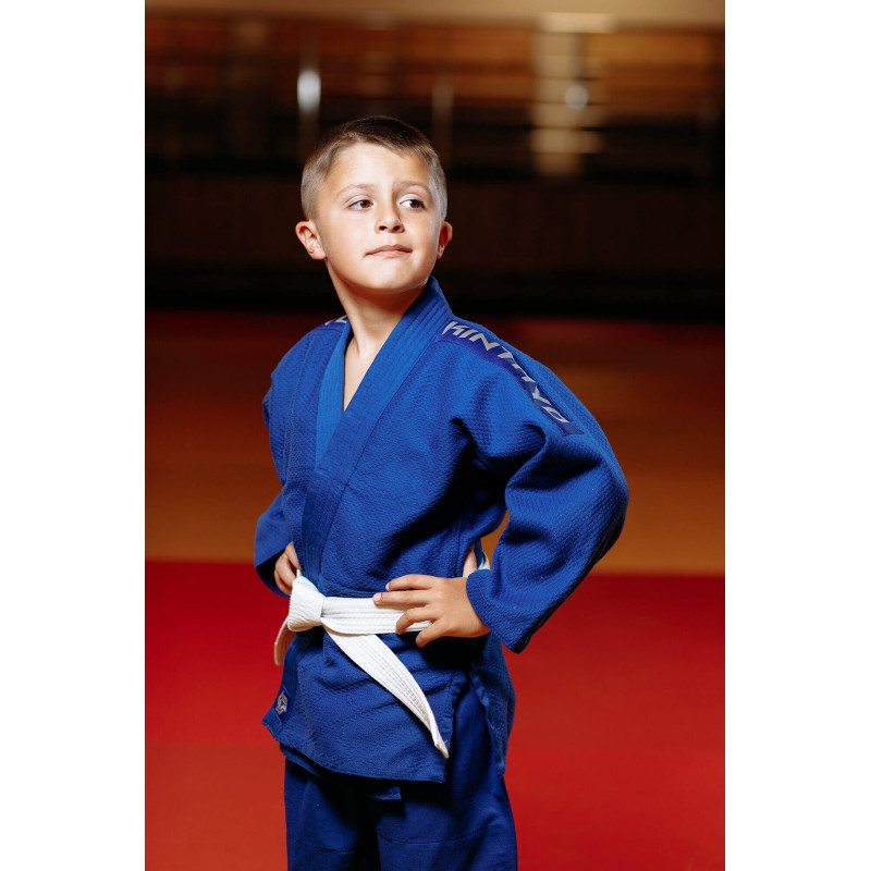 Кімоно для дзюдо синє, TM "Kintayo" Yuko, 130 зріст, щільність 450 гр/м.кв.