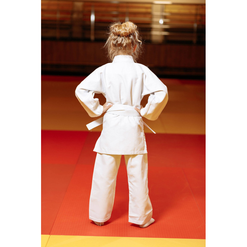 Кімоно для дзюдо біле, TM "Kintayo" Yuko, 130 зріст, щільність 450 гр/м.кв.
