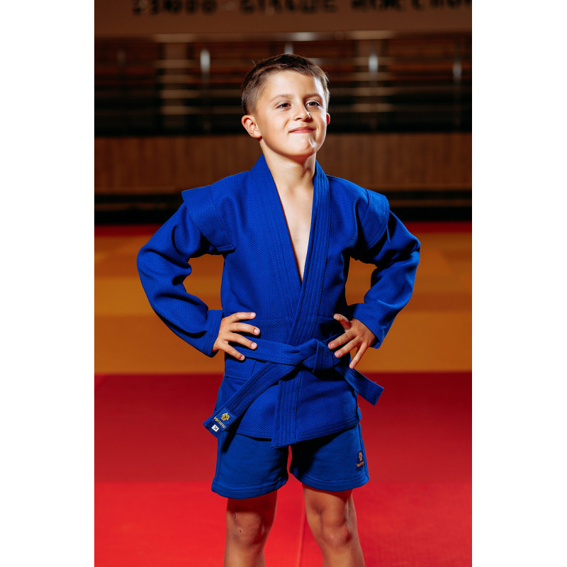 Форма для самбо (самбовка) синя TM "Kintayo", 145 зріст, щільність 550 гр/м.кв.