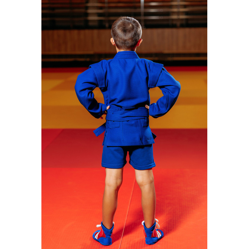 Форма для самбо (самбовка) синя TM "Kintayo", 145 зріст, щільність 550 гр/м.кв.