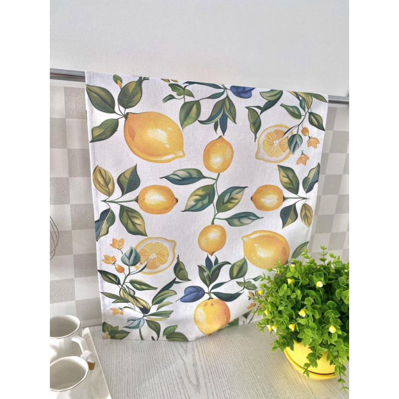 Набір з 2 шт. кухонних рушників "Lemon Bliss" SET TOWELS-08