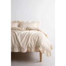 Постільний набір двоспальний IVORY RUFFLE-200 (200x220, 240x260, 50x70*2)