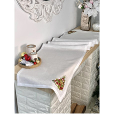 Доріжка на стіл з вишивкою XMAS DECOR