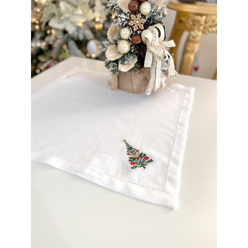 Серветка з вишивкою CHRISTMAS TREE
