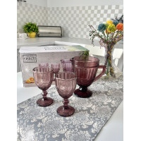 Набор 7 PIECES GLASS DRINKING SET col.AMBER