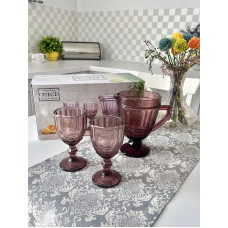 Набір 7 PIECES GLASS DRINKING SET col.AMBER