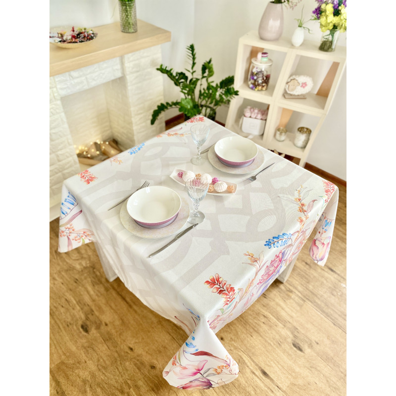 Скатертина з водовідштовхуючим покриттям MANTEL FEME
