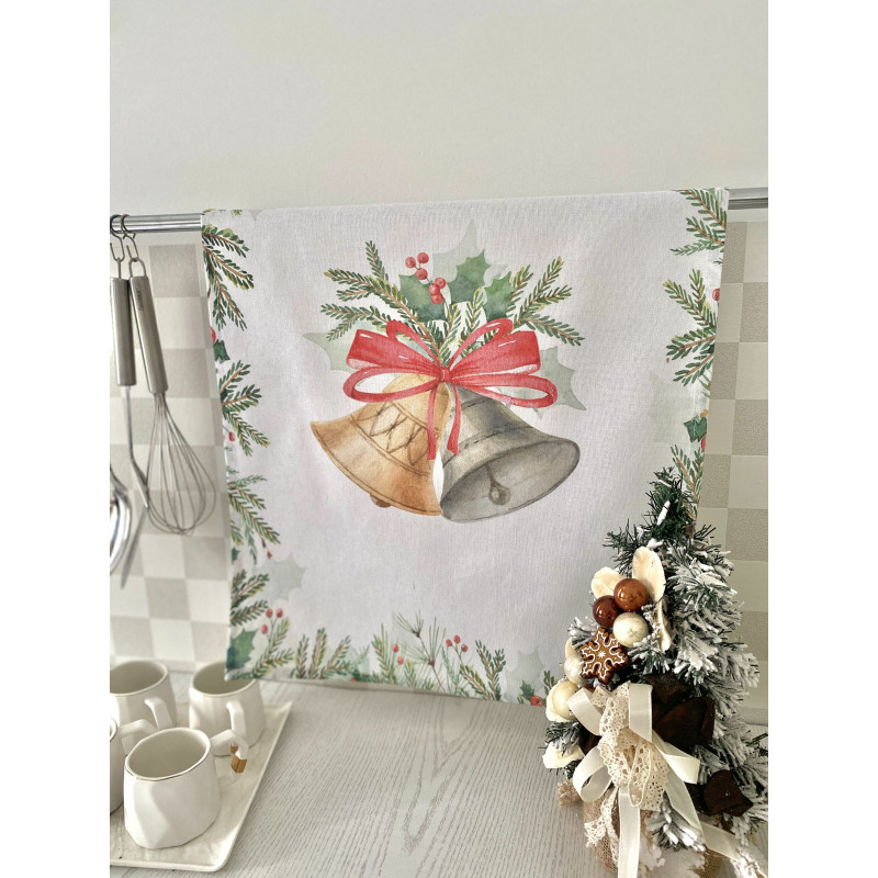 Набір з 2 шт. кухонних рушників "Christmas Bells" SET TOWELS-20