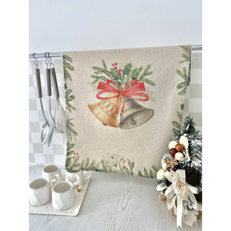 Набір з 2 шт. кухонних рушників "Christmas Bells" SET TOWELS-20