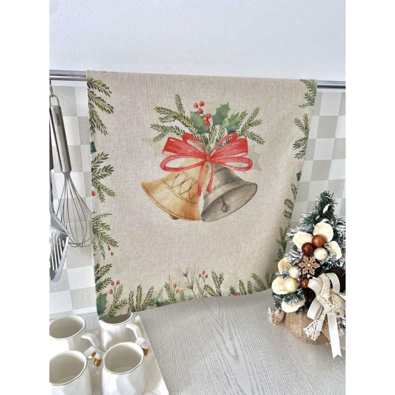 Набір з 2 шт. кухонних рушників "Christmas Bells" SET TOWELS-20