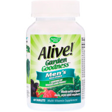 Мультивітаміни для чоловіків Alive!, Men's Multivitamin, Nature's Way, 60 таблеток