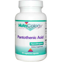 Пантотенова кислота (Pantothenic Acid), Nutricology, 90 капсул