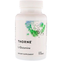 L- глютамін, L-Glutamine, Thorne, 90 капсул