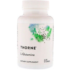 L- глютамин, L-Glutamine, Thorne, 90 капсул