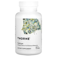 Кальцій малат, Dicalcium Malate, Thorne, 120 капсул