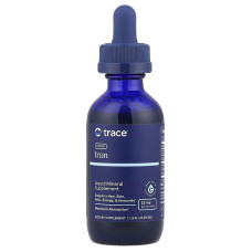 Іонне залізо, Ionic Iron, Trace Minerals Research, 22 мг, 56 мл