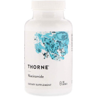 Ниацинамид (В3), Niacinamide, Thorne, 180 капсул (500 мг на капсулу)