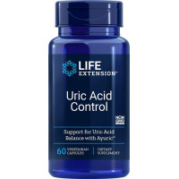 Сечова кислота, контроль, Uric Acid Control, Life Extension, 60 вегетаріанських капсул