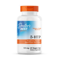 5-HTP, 5-гідрокси L-триптофан, Doctor's Best, 100 мг, 60 веганських капсул