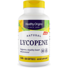 Ликопин, Natural Lycopene, Healthy Origins, 15 мг, 180 гелевых капсул