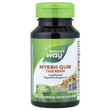 Мирра, Myrrh Gum, Nature's Way, древесная смола, 100 веганских капсул (550 мг в капсуле)