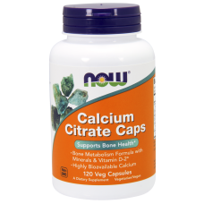Цитрат кальцію з мінералами, Calcium Citrate, Now Foods, 120 вегетаріанських капсул