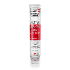 Витамины и минералы с ликопином, ACTIVE Vitamins and Minerals + Lycopene CH, Swiss Energy, 20 шипучих таблеток