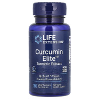 Екстракт куркуми, Curcumin Elite Turmeric Extract, Life Extension, 30 вегетаріанських капсул