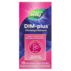 Метаболизм эстрогенов, DIM-plus, Estrogen Metabolism, Nature's Way, 120 капсул
