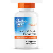 Витамины для мозга с GPC и PS, Natural Brain Enhancers, Doctor's Best, 60 капсул
