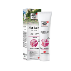 Бальзам согревающий, Herbs Hot Balm Forte Back & Joints, Swiss Energy, швейцарские травы, витамины, капсаицин, 75 мл