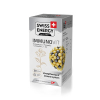 Підтримка імунітету, IMMUNOVIT Echinacea+Propolis+Vitamin C+Zn, Swiss Energy, 30 капсул