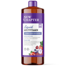 Мультивитамины для всей семьи, Vegan Liquid Multivitamin for the Whole Family, New Chapter, жидкие, веган, ягодный микс, 887 мл