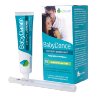 Змазка (лубрикант) для підвищення фертильності, BabyDance Fertility Lubricant, Fairhaven Health, 1 багаторазовий тюбик (40 г) з 10 одноразовими аплікаторами