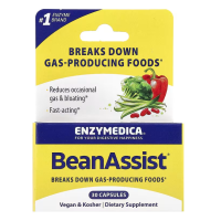 Фермент для переваривания сложных углеводов, BeanAssist, Enzymedica, 30 капсул
